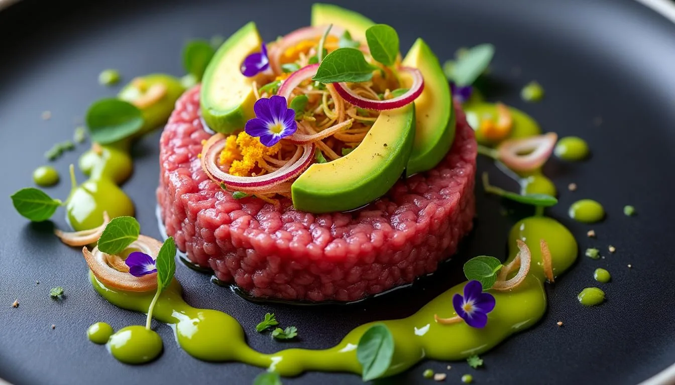 découvrez nos astuces pour disposer un tartare de manière esthétique et design, afin d'impressionner vos invités avec une présentation élégante et raffinée.